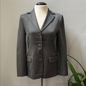 BCBGMaxAzria Charcoal Blazer 2